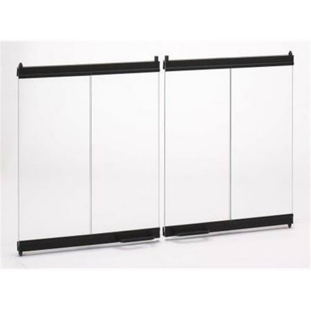 FMI BDG36 36'' Extruded Aluminum Bi-fold Doors with Door Track and Rail