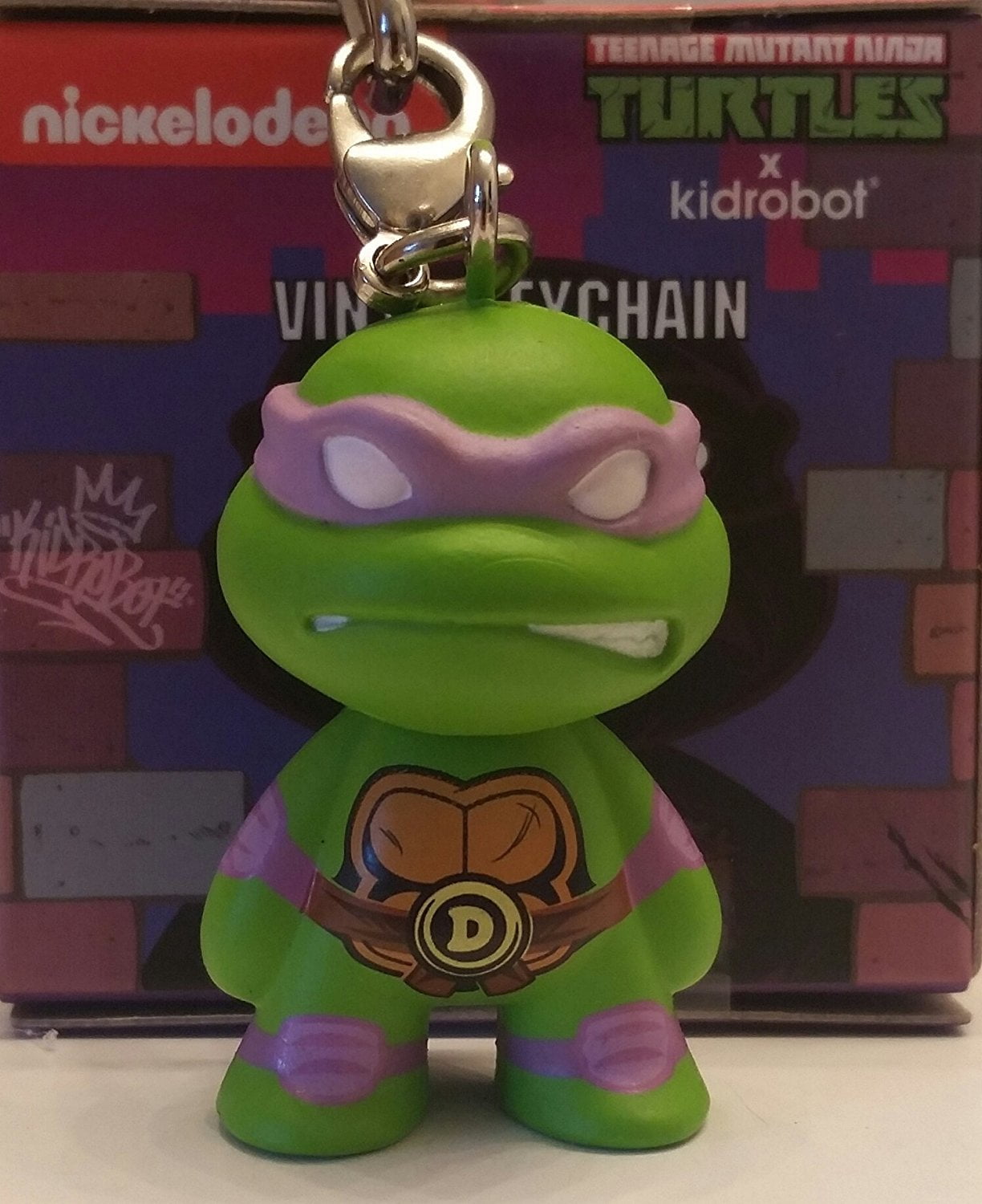 Additional Keychains Ship Free!! Kidrobot TMNT Ninja Turtles Donatello 