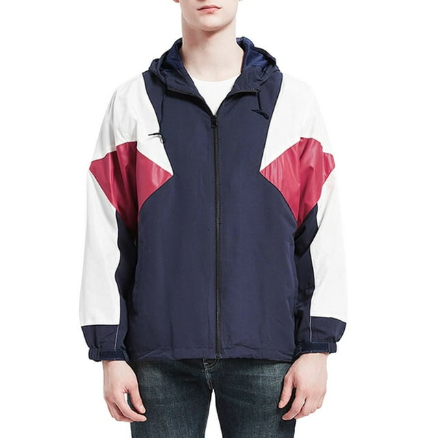 Manteau Fin Imperméable Respirant à Capuche pour Hommes