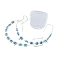 thumbnail image 3 of Decoraciones de dientes temporales con soporte de metal gancho para estudiantes con estuche con azul claro, 3 of 8