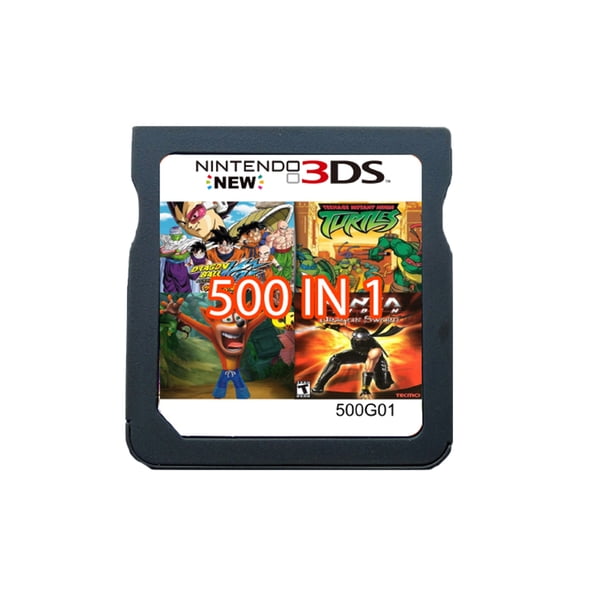 500 en 1 para tarjeta de consola de juegos 3DS/NDS, accesorios de juego de cartas de consola ligera Ehuebsd libre de BPA