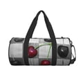 thumbnail image 2 of Bingfone Cherries laid Print Gym Duffle Backpack for Men Women,Travel Weekender Carry-On Bags with Detachable Back Pack Straps for Traveling Overnight Climb Sports, 2 of 8