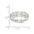 thumbnail image 2 of Mens Sterling Silver 7mm Polished Infinity Band Ring, 2 of 5