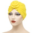 thumbnail image 4 of JFGHDG Headband Head Wrap Hair Elastic Women Print Headband,Knotted Headband for Women,Head Bands for Women's Hair,Headband,Non Slip Headbands for Women,Elastic Cap Beaded Cap Yellow One Size, 4 of 5