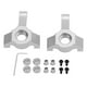 thumbnail image 3 of Copa de dirección de aleación de aluminio Copa de dirección de coche con control remoto RC para coche de escalada HBX 1/24 2098BPlata, 3 of 10