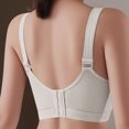 thumbnail image 5 of Women's Solid Color Lifting Gathering Bra with Blocking Design for Everyday Wear, 5 of 5
