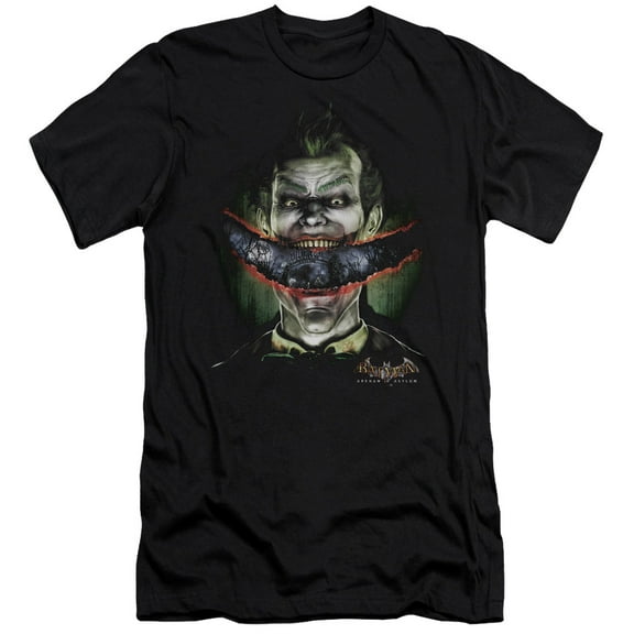 Batman Aa Crazy Lips S/S Adult 30/1 T-Shirt Black