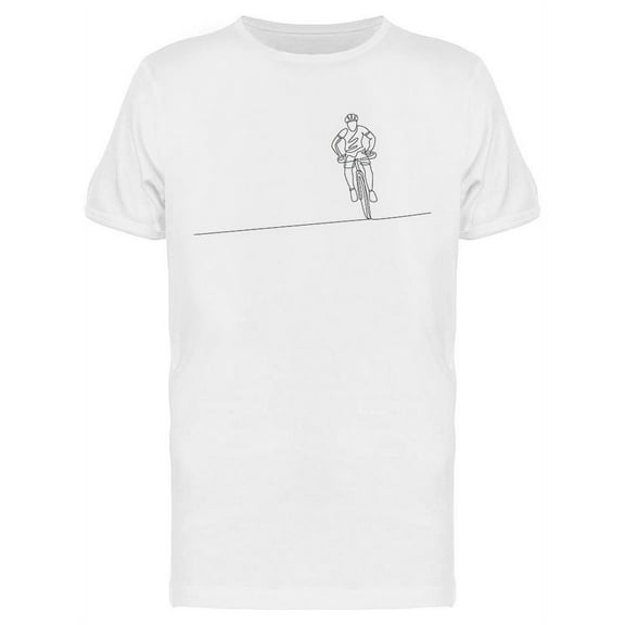 Agile Cyclist Man T-Shirt Men -Image by Shutterstock, Male 3X-Large