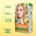 thumbnail image 4 of Nisha Creme Hair Color | Permanent Long Lasting Blonde Hair Dye Color Kit | Ultra Blonde | 5.07 Oz (Pack Of 3), 4 of 10