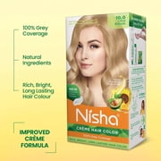 Nisha Creme Hair Color | Permanent Long Lasting Blonde Hair Dye Color Kit | Ultra Blonde | 5.07 Oz (Pack Of 3)