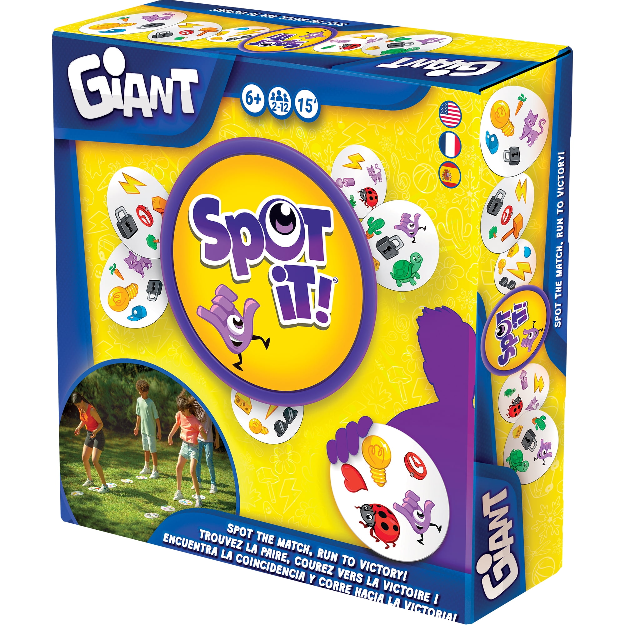 Spot It! Giant Family Card Game for Ages 6+, from Asmodee