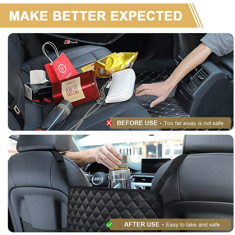 Car Pocket Handbag Holder,Purse Holder for Cars Between Seats,Car