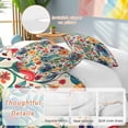 thumbnail image 3 of Vintage Botanical Bedding 3 Piece Duvet Cover Set California King, Spring Floral Summer Vintage Soft Microfiber Comforter Cover with Zipper Closure & Pillowcases, Wrinkle & FadeResistant Quilt Cover, 3 of 9