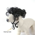 thumbnail image 3 of Pet Accessories Trimmable Dog Wigs For Small Medium And Large Dogs Headwear Cat Wigs Dress Up Decorations Halloween Christmas Parties Festivals, 3 of 4