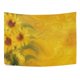 thumbnail image 3 of ABPHQTO Girasoles soleados con tapiz Decoración para colgar en la pared Decoración para el hogar Sala de estar Dormitorio 100x150 cm, 3 of 4