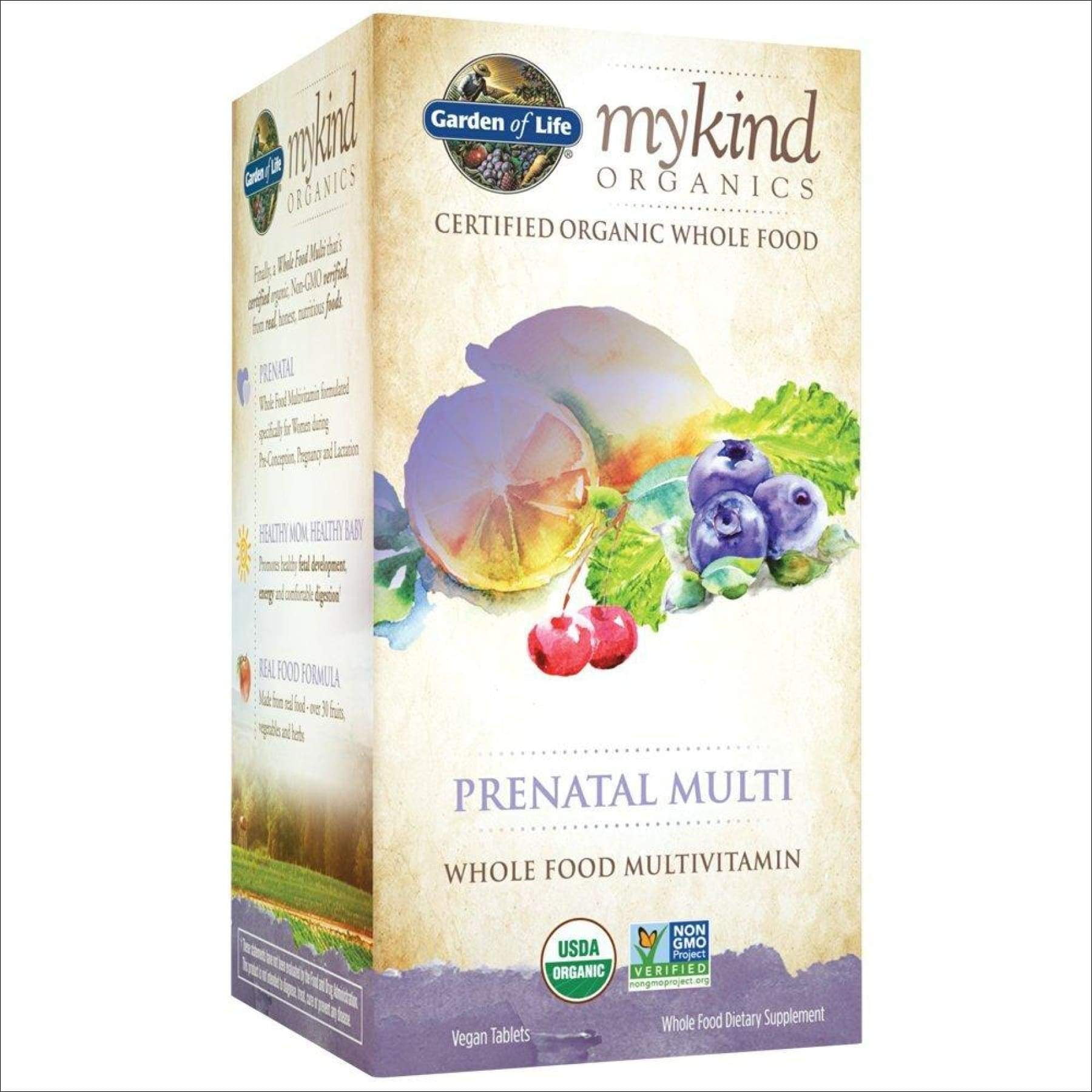 Garden of Life Organic Prenatal Multivitamin Supplement with Folate ...