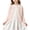 Pink, variant on Kids Hollow Flower Long Sleeve Round Neck Knit Cardigan Casual Loose Sweater Coat For Kids