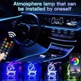 thumbnail image 4 of MesaSe LED Neon Car Interior Atmosphere Light Kit  5-in-1 Vehicle Ambient Lighting with Dashboard & Door Accent Strips  Multi-Color Change with APP Music Control  Water Resistant  12V Plu, 4 of 7