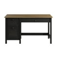 thumbnail image 2 of Mayfield 54W Computer Desk with Drawers in Vintage Black and Reclaimed Pine, 2 of 11