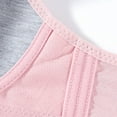 thumbnail image 5 of Bigersell Longline Bras for Women Clearance Long Line Bras Women Full-Figure Bra Style B4253 V-Neck Full-Coverage Bras Hook and Eye Bra Closure Regular Size Comfy Bras for Women Pink 44, 5 of 7