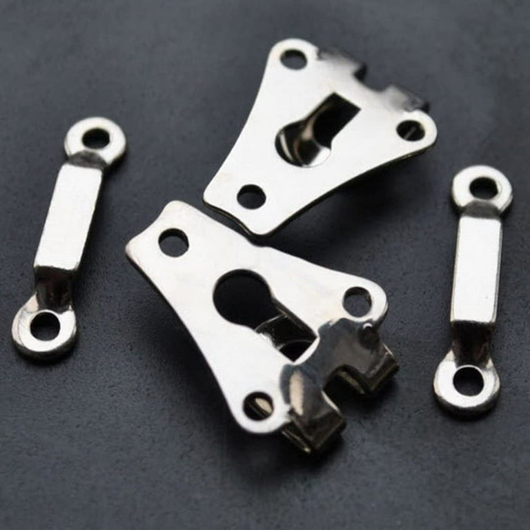 Trimming Shop 9mm Silver Hook and Bar Fastener Closures for