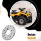 thumbnail image 2 of Placa de freno de disco CNC Handy Instalación Piezas de Moto Anticorrosión Fácil de usar Reemplazo de estabilidad de cambio directo para ATV Advancent VI002123-00, 2 of 7