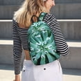 thumbnail image 5 of Easygdp Teal Cactus Mochila de Lona Resistente para Laptop, Compatible con Laptops de 15 a 17 pulgadas, Ideal para Escuela, Trabajo y Viajes-Small, 5 of 5