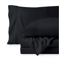 thumbnail image 1 of Ivy Union Microfiber Sheet Set - Breathable - Deep Pocket, Queen, Black, 1 of 6