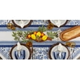 thumbnail image 4 of DII 14x108" Modern Cotton Porto Stripe Print Table Runner in Blue, 4 of 12