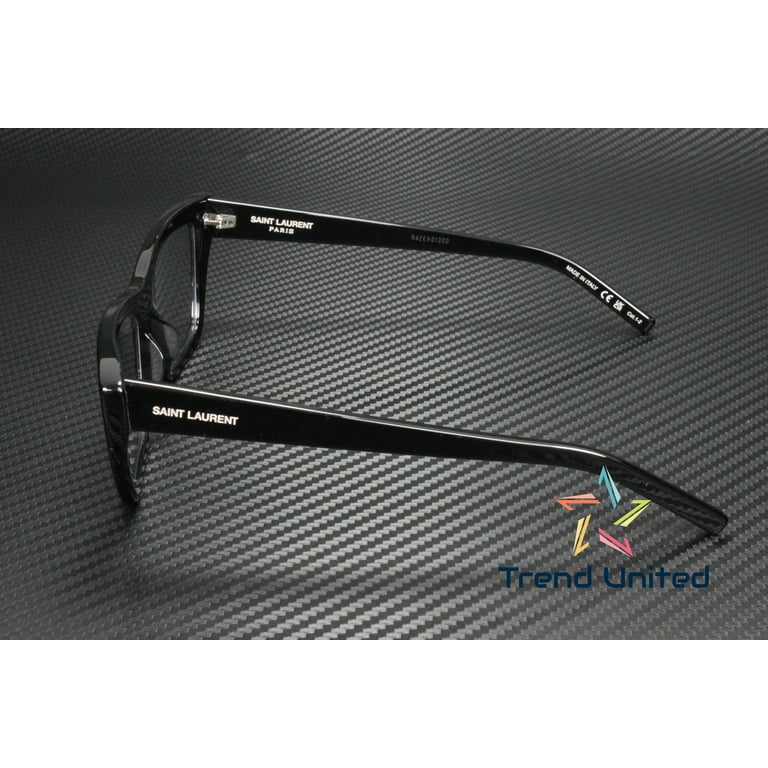 SAINT LAURENT SL 276 MICA 025 Cat Eye Acetate Black Grey 53mm