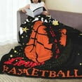 thumbnail image 4 of Yibo Softball Custom Personalized Name Blanket Flannel Soft and Comfortable Anti-static Bed Sofa Blanket, 4 of 4