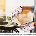 thumbnail image 4 of Cute Oven Mitts,Cute Halloween Ghosts Pattern Oven Mitt 2-Pack Set,Kitchen Gloves for Oven,Heat Resistant Oven Mitts 7.7"x12", 4 of 7