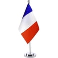 thumbnail image 1 of Jinsinto Drapeau de Table France, Petits Drapeaux de Bureau Français 21 x 14cm, 1 of 5