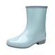 thumbnail image 2 of Botas de lluvia de tubo medio de moda para mujer, botas de lluvia antideslizantes de Pvc, zapatos de agua para mujer, zapatos de goma Wmkox8yii  ghj552, 2 of 3