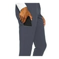 thumbnail image 4 of Med Couture 8739 Smocked Waist Jogger Pewter X-Small Tall, 4 of 5