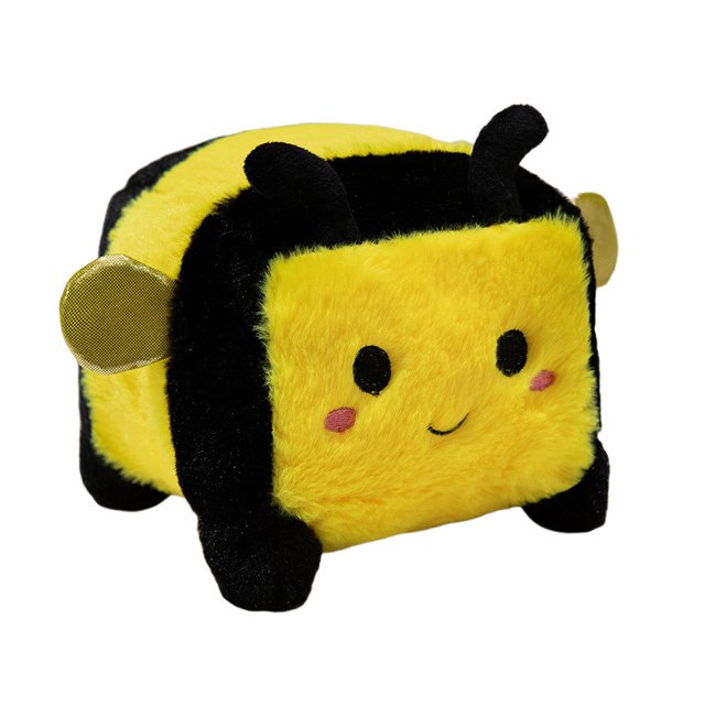 Cartoon Box Animal Pillow, Plush Toy, Panda Bee Rabbit Doll, Gift For Boys And Girls-SinKeeU