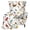 Blue & White Floral Bird Branch Pattern, variant on Chririnla 2 Piece Washable Single-Seat Wingback Armchair Covers, Blue & White Floral Bird Branch Pattern Stretch Polyester Non-slip Wingback Chair Cover for Living Room Bedroom