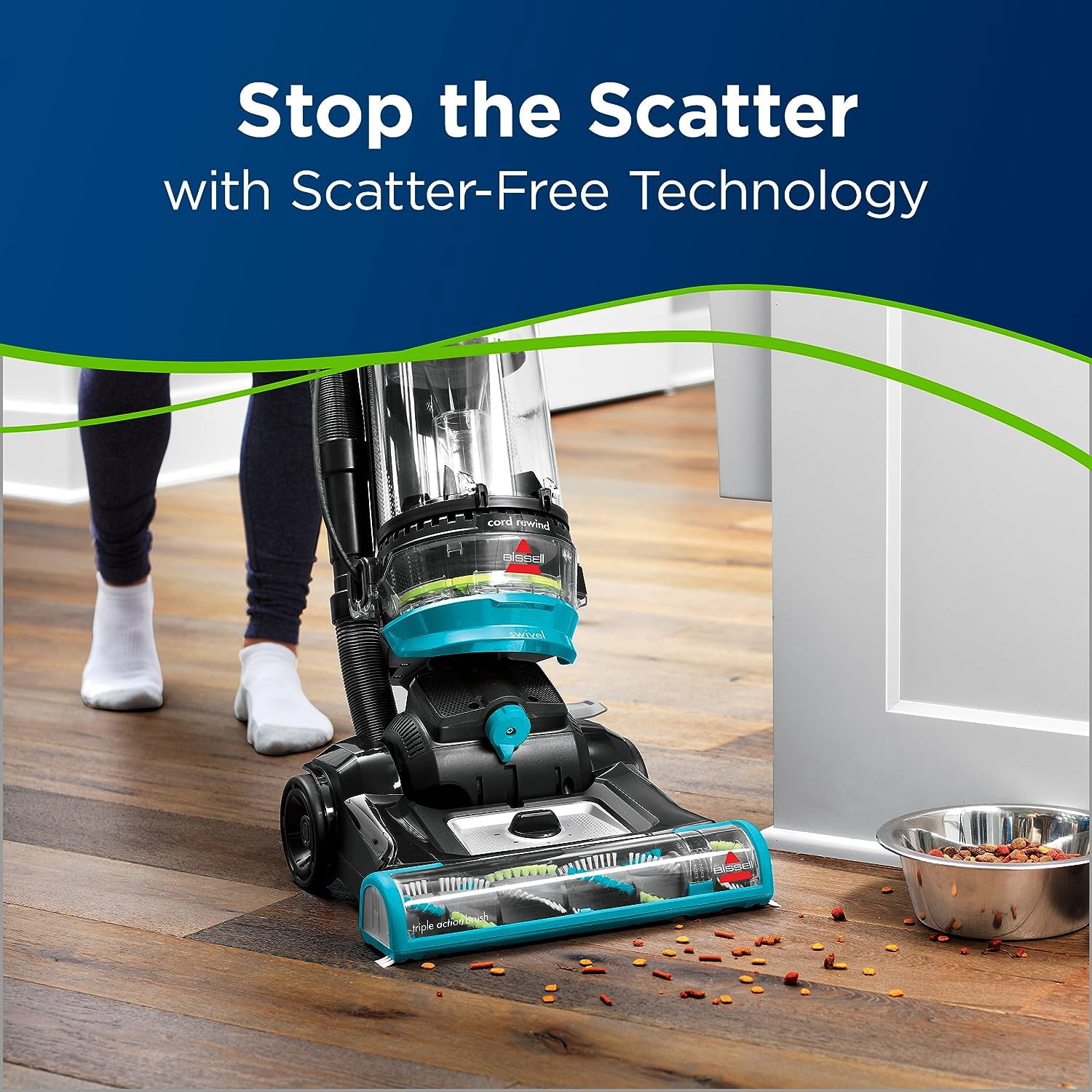 BISSELL CleanView Swivel Rewind Pet 2254 - Vacuum cleaner - upright - bagless