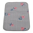 thumbnail image 1 of Menstrual Bed Pad Plaided 5 Layers Waterproof Pure Cotton Washable Reusable Incontinence Pad for Baby Women, 1 of 5