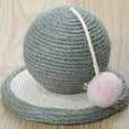 thumbnail image 3 of Poste rascador para gatos, poste rascador con garra de mesa con bolas de sisal, juguete interactivo para gatos de Sisal, con bola, redondo, resistente, molinillo (Bo, 3 of 5