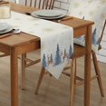 thumbnail image 4 of Christmas Snowflake Elk Table Runner Christmas Dinner Party Table Runners Wedding Table Decorations Tablecloth, 4 of 4