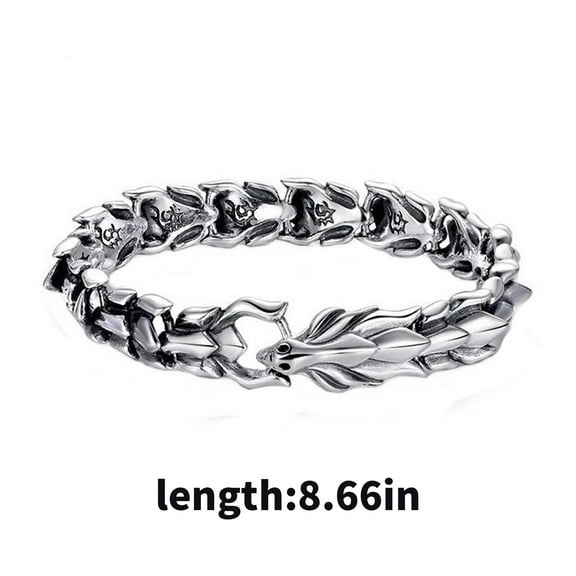 DESIGNICE Mens Bracelet,Keel Design Bracelets for Men,Dragon Element Bracelet for Men,Style 1