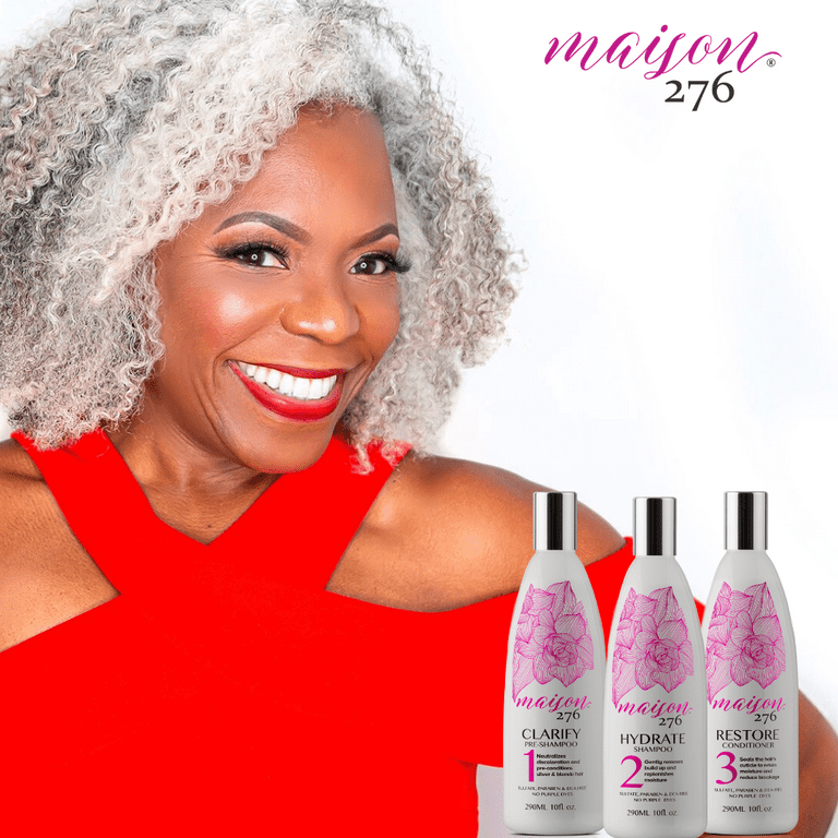 Maison 276 Clarify Pre-Shampoo for Silver, Gray & Blonde Hair 8oz