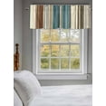 thumbnail image 5 of Curtain Valance for Windows,Country Stripes Ethnic Style Kitchen Valances Rod Pocket Short Curtains,Classic Modern Art Window Treatment Panel for Bedroom Bathroom 42"x18", 5 of 7