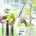 thumbnail image 4 of Universal Faucet Aerator,Stainless Steel Kitchen Faucet,Kitchen Faucet Universal Extension, Extended Universal Joint, Rotatable Vegetable Basin, Pressurized Water Nozzle, 4 of 7
