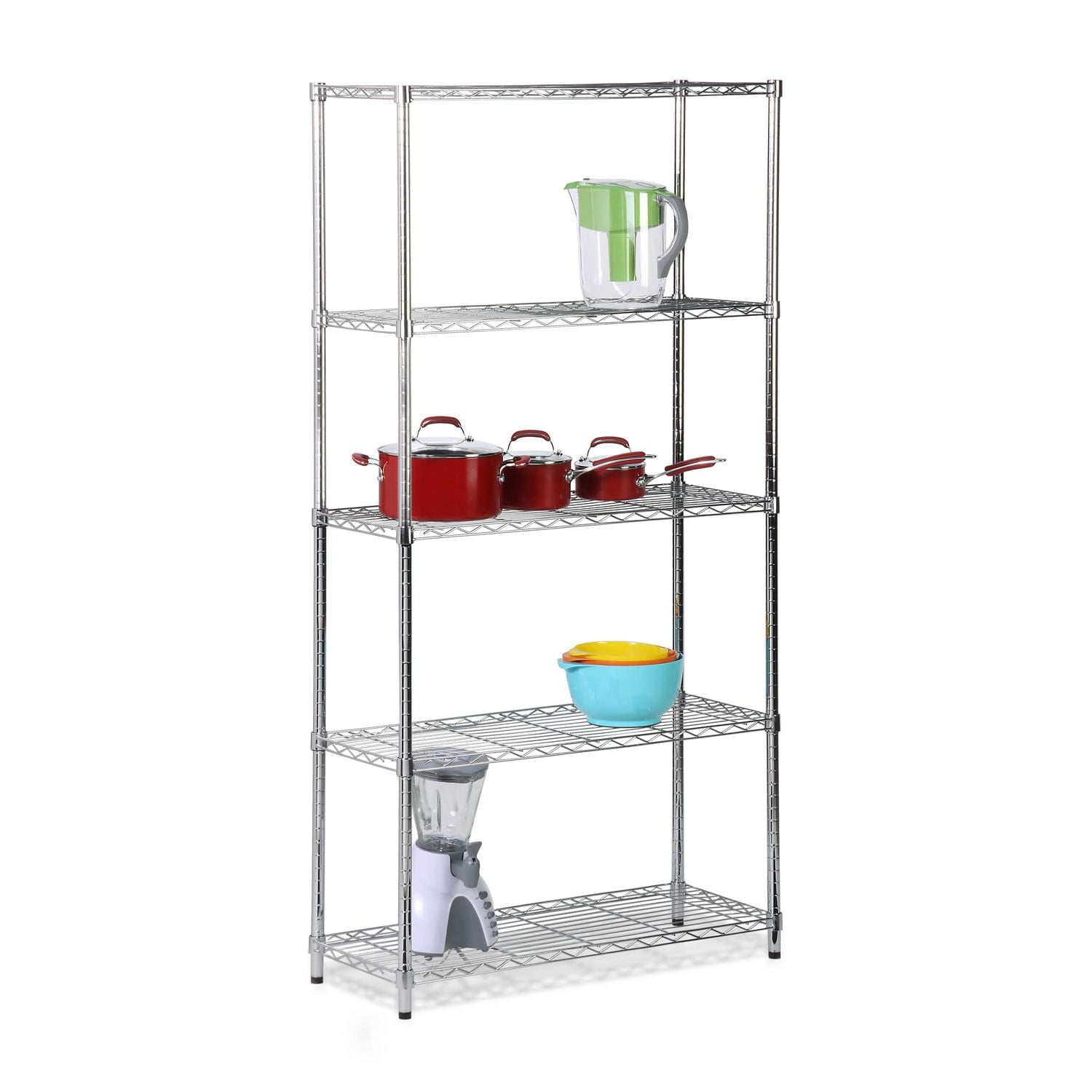 Honey-Can-Do 5-Tier Heavy-Duty Adjustable Shelving Unit