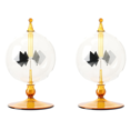 thumbnail image 1 of 2X Solar Power Radiometer Crookes Solar Energy Spinning Vanes Windmill Gift Home Desk Decoration, 1 of 7