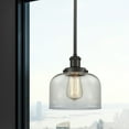 thumbnail image 6 of 916-1S-SN-G72 Innovations Lighting Ballston Urban - 1 Light Bell Mini Pendant In IndustrialStyle-10 Inches Tall and 8 Inches Wide-Brushed Satin Nickel, 6 of 7