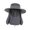 Dark Gray, variant on Outdoor Sun Hat Adjustable Fishing Bucket Hat for Outdoor Sports Hiking Climbing Light Gray