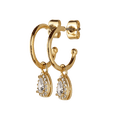 thumbnail image 3 of Set de Joyería para Mujer Oro 14k LuckyLy, Collar y Aretes, Modelo Dory blanco UNITALLA, 3 of 6